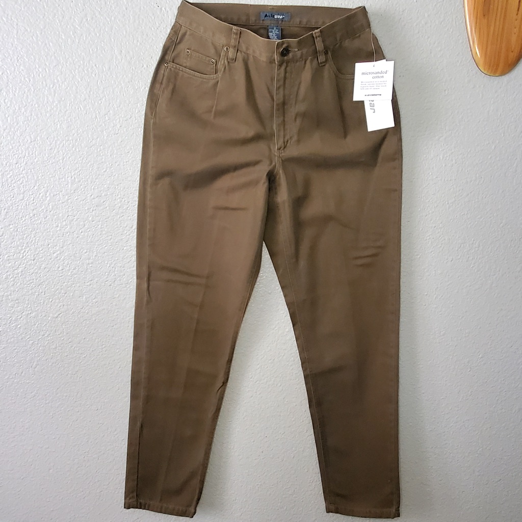 Nwt Liz Wear Liz Claiborne Brown Fall Autumn Days Jeans Size: 12